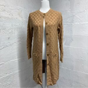 Banana Republic duster wool blend cardigan tan size XS